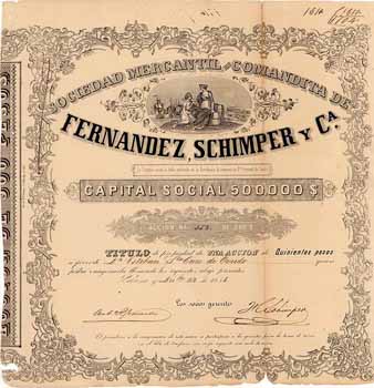 Soc. Mercantil en Comandita de Fernandez, Schimper y Ca.