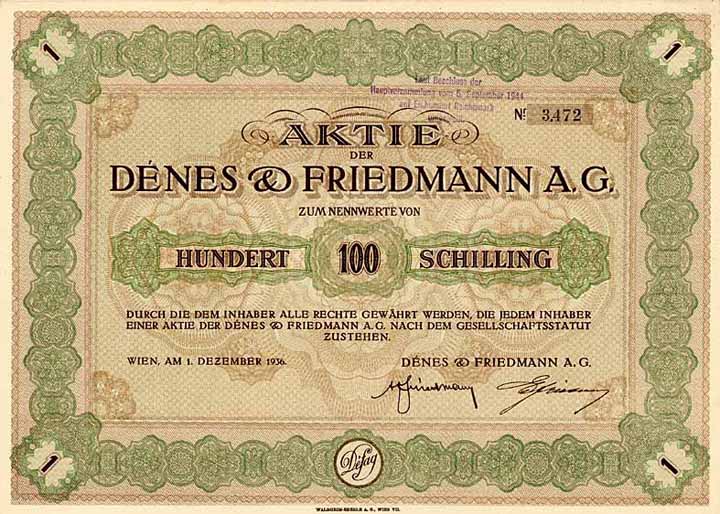 Dénes & Friedmann AG