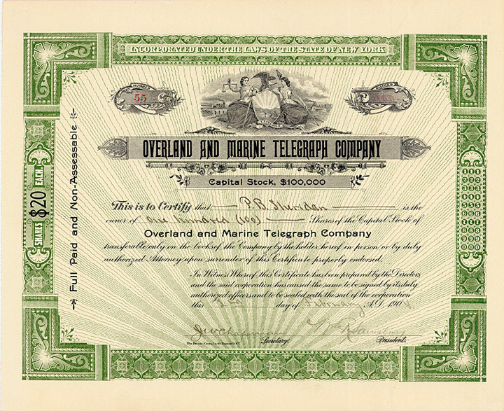 Overland and Marine Telegraph Co.