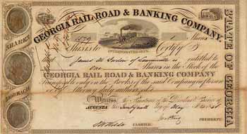 Georgia Railroad & Banking Co. (2 Stück)