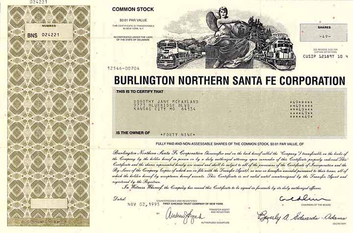 Burlington Northern Santa Fe Corp.