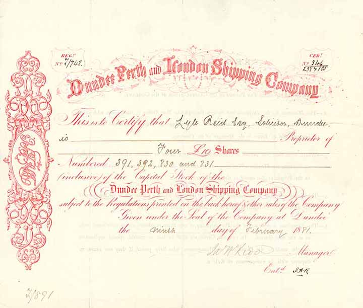 Dundee Perth and London Shipping Co.