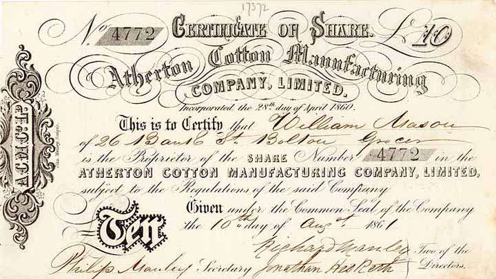 Atherton Cotton Manufacturing Co., Ltd.