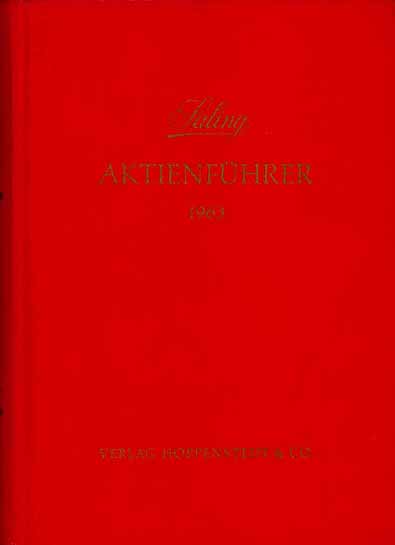Saling Aktienführer 1963