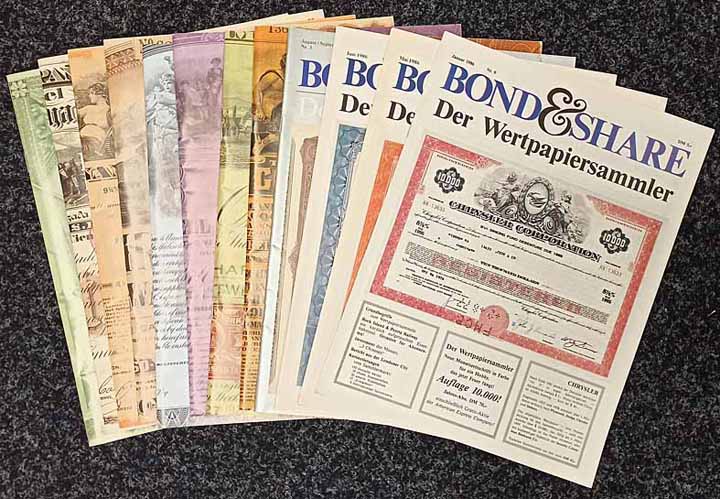 Bond & Share - Der Wertpapiersammler (12 Stück)