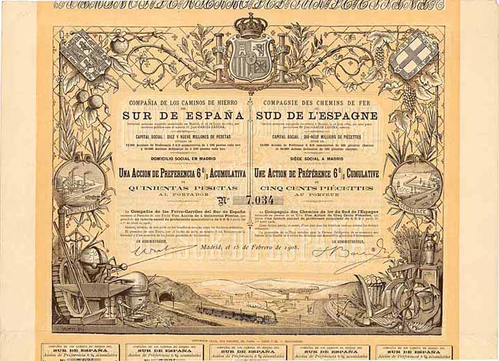 Cia. de los Caminos de Hierro del Sur de Espana S.A.