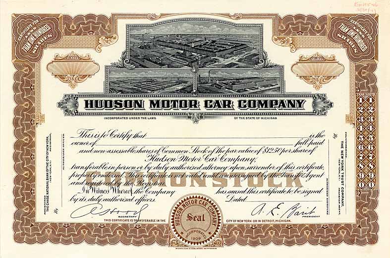 Hudson Motor Car Co.