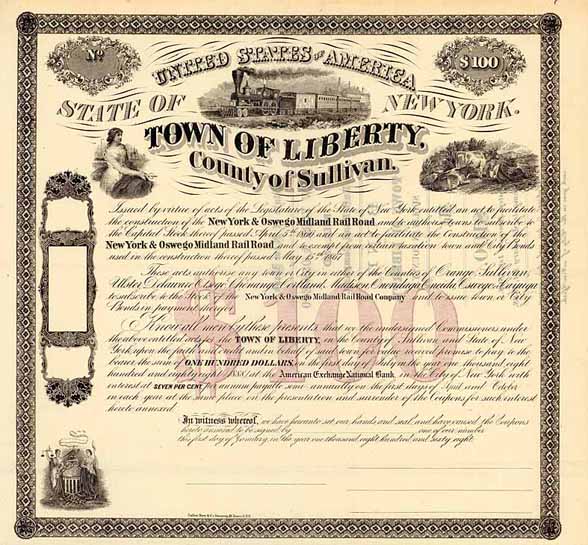 Town of Liberty (New York & Oswego Midland Rail Road)