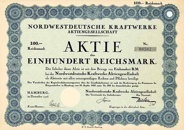 Nordwestdeutsche Kraftwerke AG