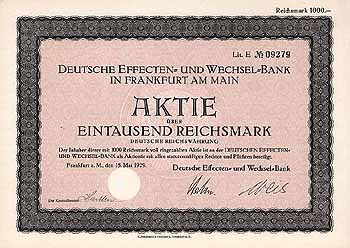 Deutsche Effecten- und Wechsel-Bank
