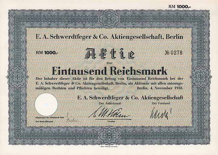 E. A. Schwerdtfeger & Co. AG