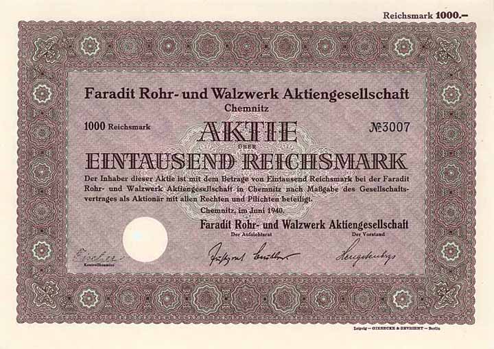 Faradit Rohr- und Walzwerk AG