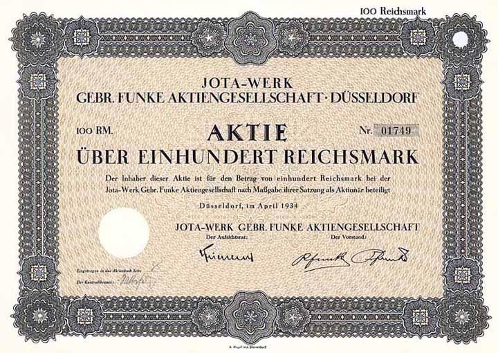 Jota Werk Gebr. Funke AG