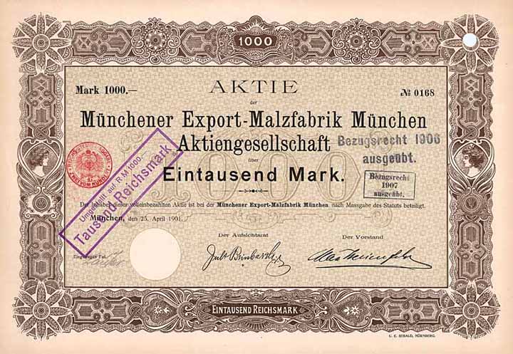 Münchener Export-Malzfabrik München AG