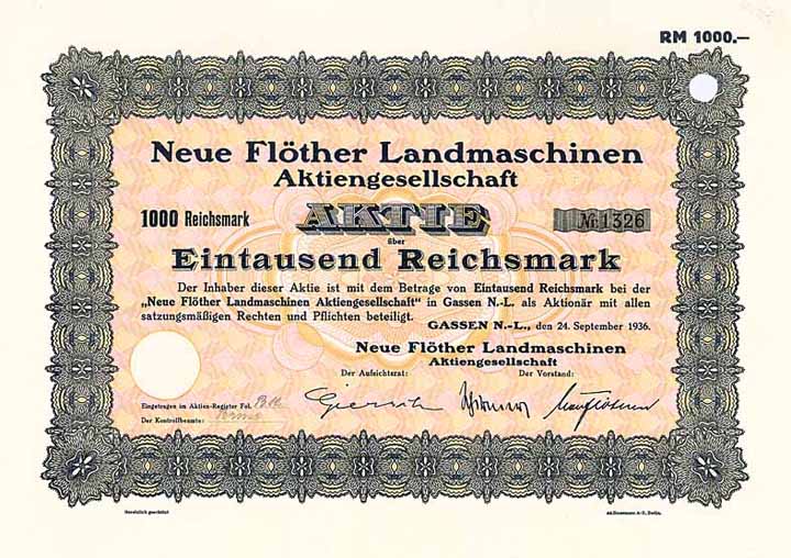 Neue Flöther Landmaschinen AG