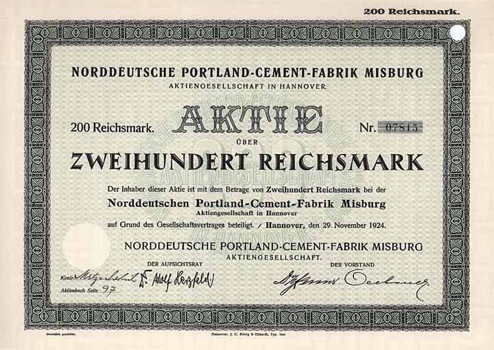 Norddeutsche Portland-Cement-Fabrik Misburg AG