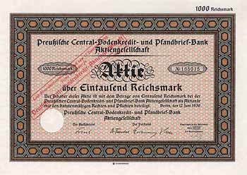 Preußische Central-Bodenkredit- und Pfandbrief-Bank AG