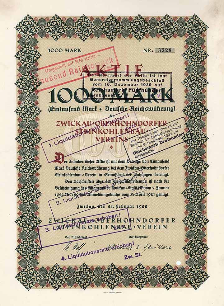 Zwickau-Oberhohndorfer Steinkohlenbau-Verein