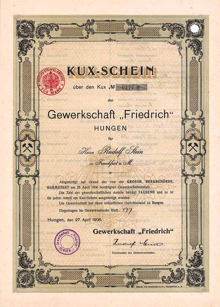 Gewerkschaft „Friedrich“