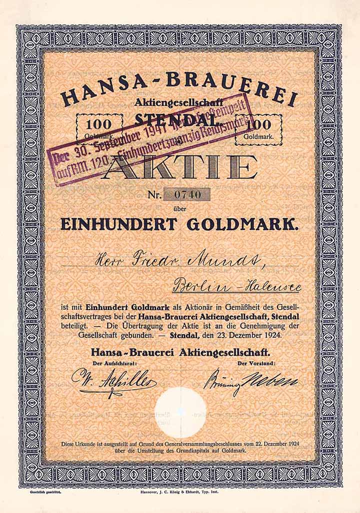 Hansa-Brauerei AG