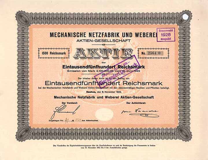 Mechanische Netzfabrik und Weberei AG