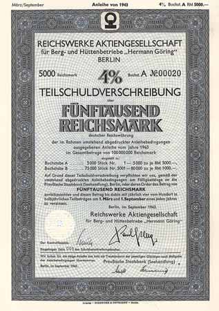 Reichswerke AG für Berg- und Hüttenbetriebe "Hermann Göring"