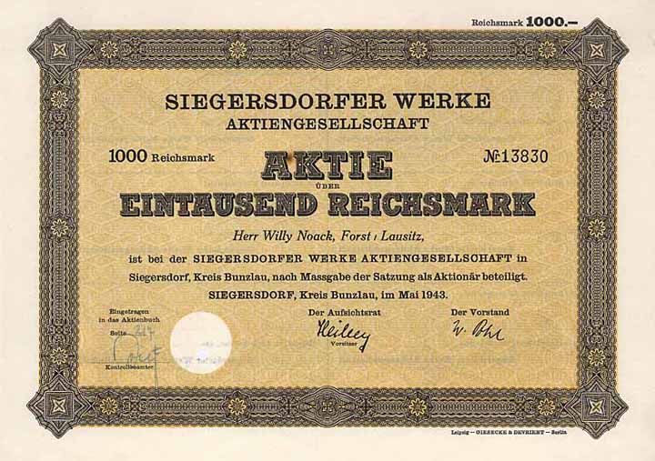 Siegersdorfer Werke AG