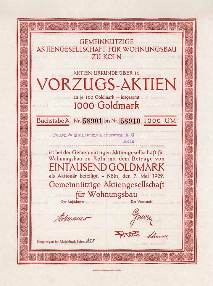 Gemeinnützige AG für Wohnungsbau