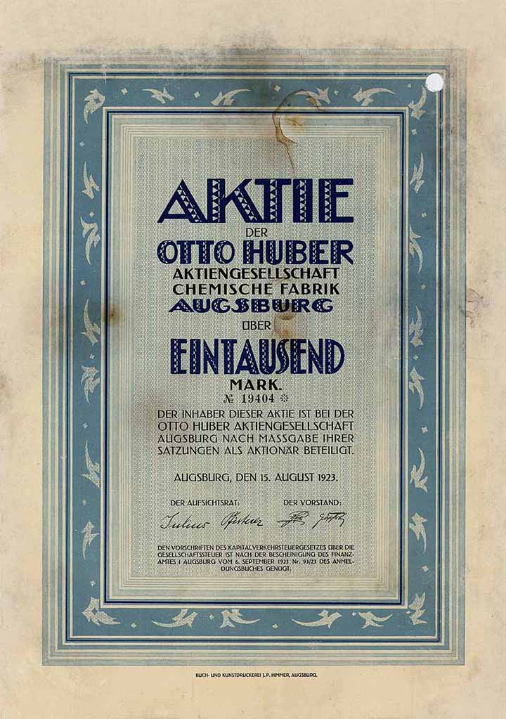 Otto Huber AG Chemische Fabrik