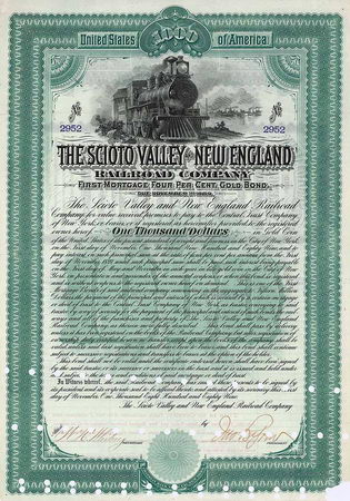 Scioto Valley & New England Railroad