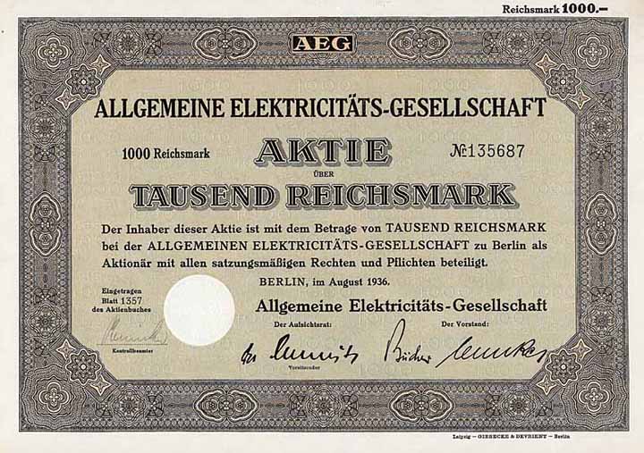 Allgemeine Elektricitäts-Gesellschaft