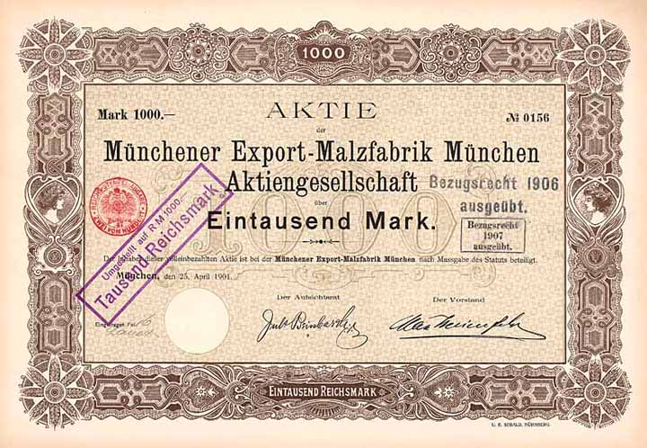 Münchener Export-Malzfabrik München AG