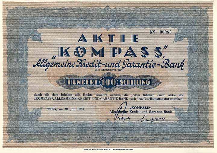 Kompass Allgemeine Kredit- und Garantie-Bank