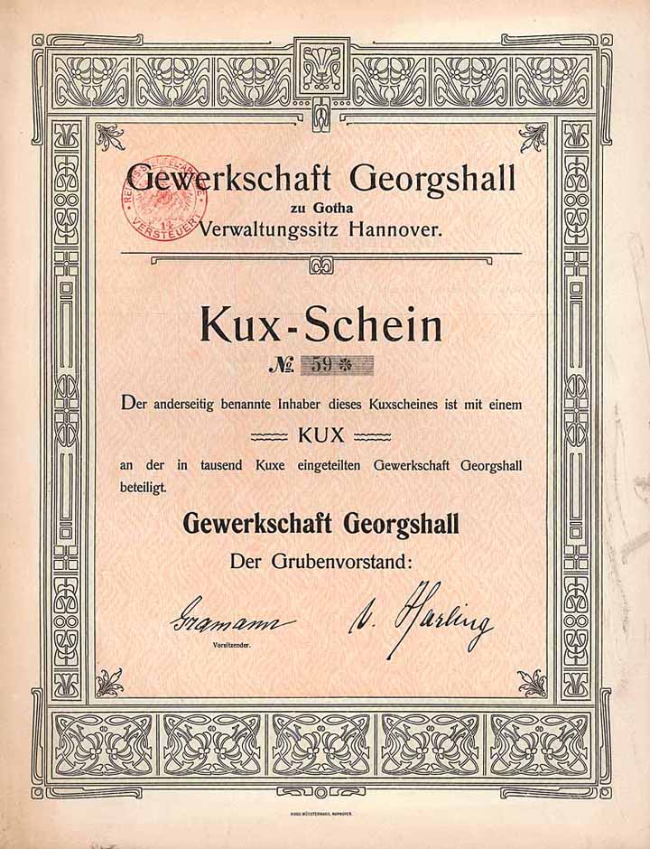 Gewerkschaft Georgshall