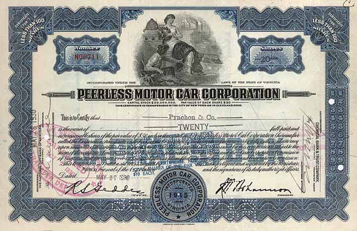 Peerless Motor Car Corp.