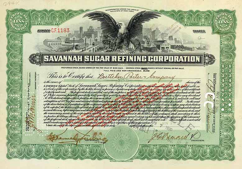 Savannah Sugar Refining Corp.