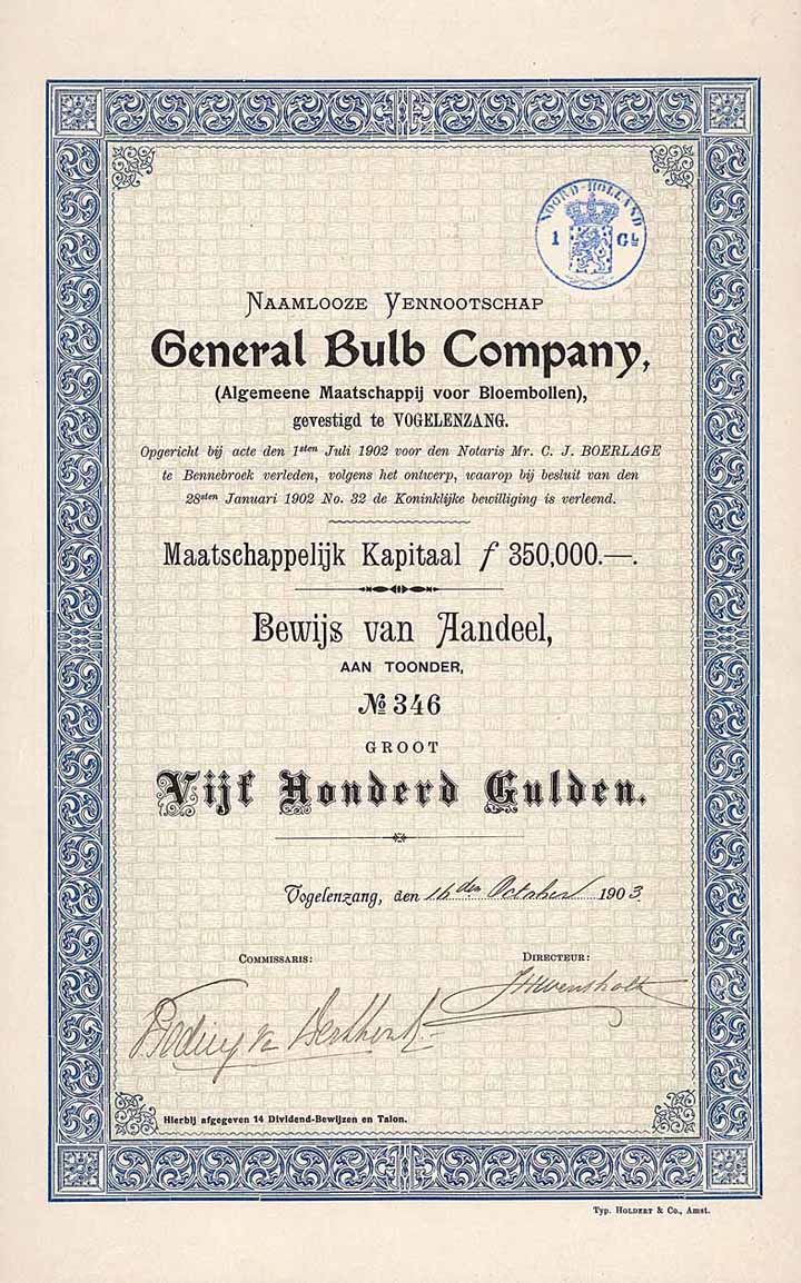 N.V. General Bulb Co. (Algemeene Maataatschappij voor Bloembollen)