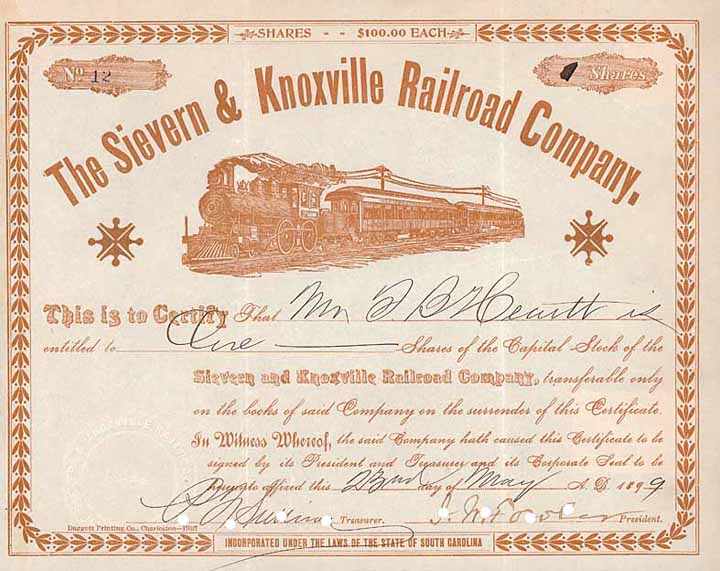 Sievern & Knoxville Railroad