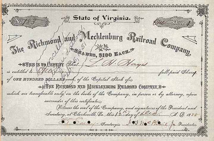 Richmond & Mecklenburg Railroad