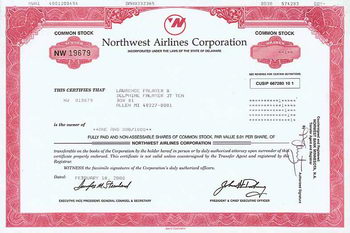Northwest Airlines Corp.