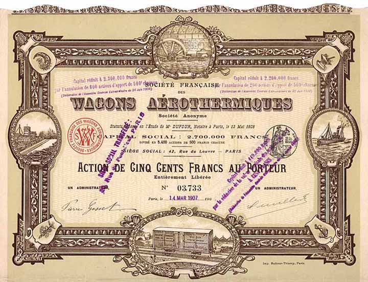 Soc. Francaise des Wagons Aérothermiques S.A.
