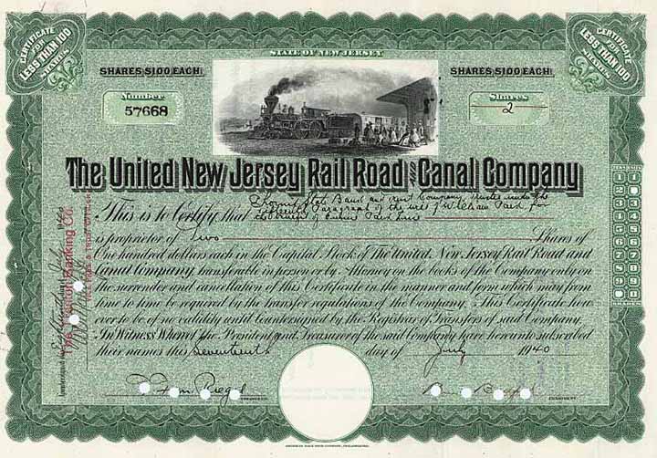 United New Jersey Railroad & Canal Co.