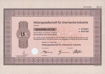 AG für chemische Industrie