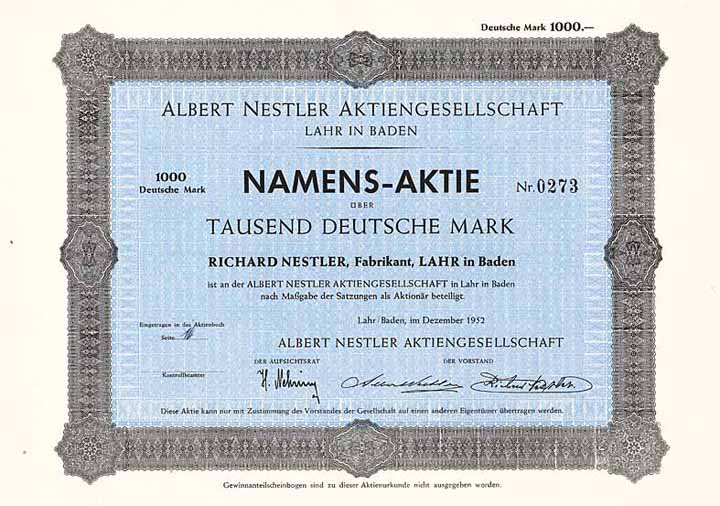 Albert Nestler AG