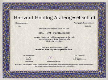 Horizont Holding AG
