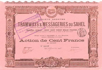 S.A. des Tramways & Messageries du Sahel