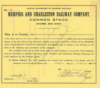 Memphis & Charleston Railway