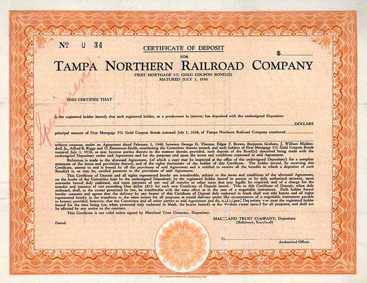 Tampa Northern Railroad