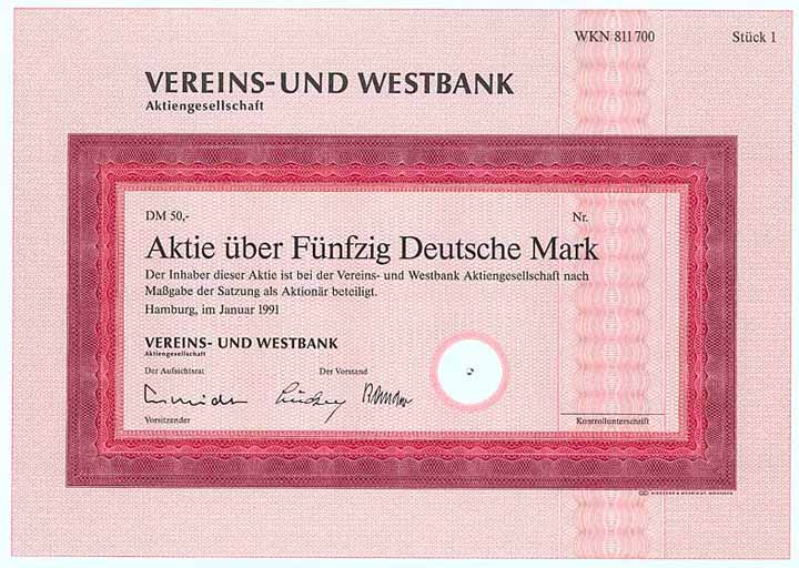 Vereins- und Westbank AG