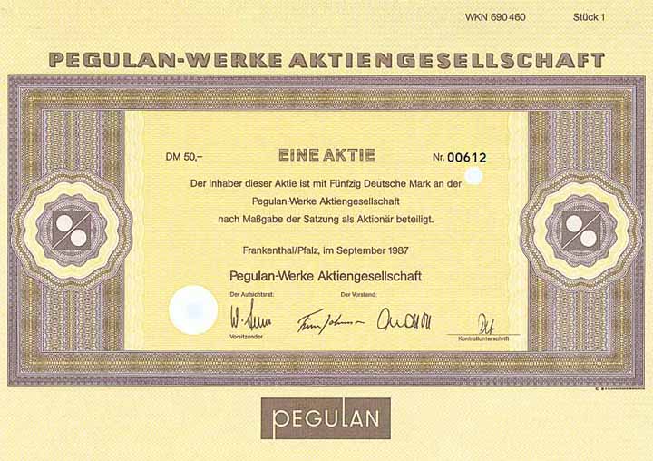 Pegulan-Werke AG